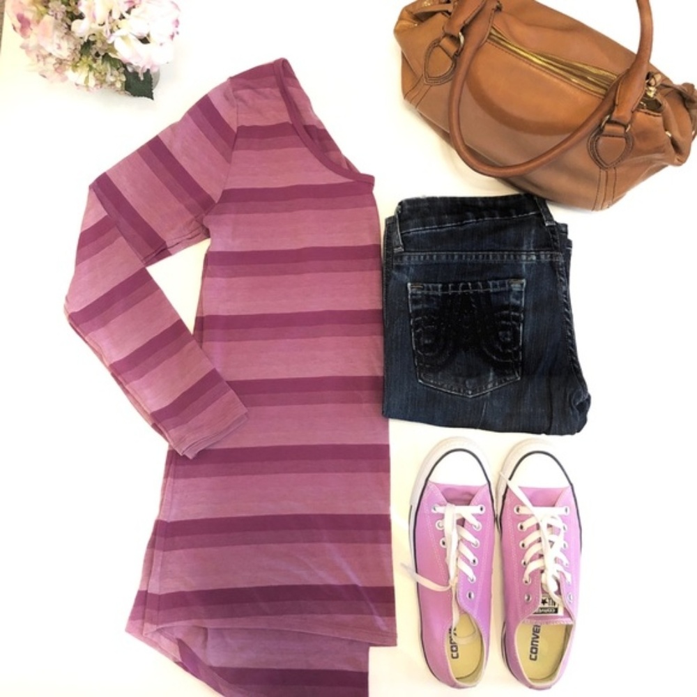 Make an Offer | Purple/Lavender High Low Tee | Sm